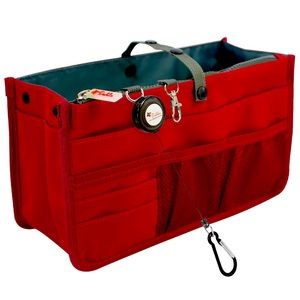 Handbag Purse Organizer Insert | Patented, Sturdy and Flexible Design | Dahlia